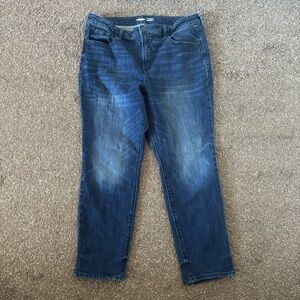 Old Navy Power straight jeans high rise size 16